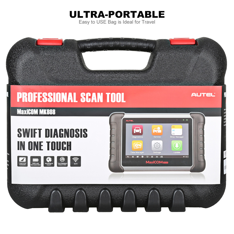 Autel MK808 OBD2 Scanner Auto Car Full Systems Diagnostic Scan Tool OBD 